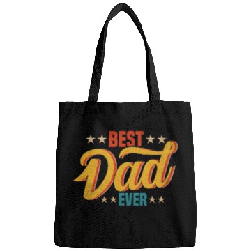 Discover Best Dad Ever Vintage Design Bags