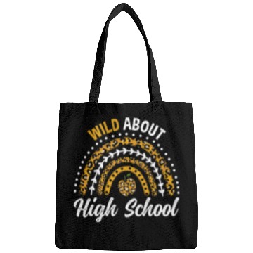 Discover Wild About High School Teacher Rainbow Bags
