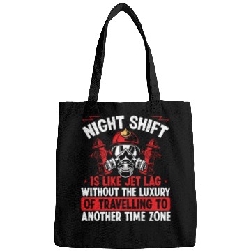 Discover Fire Hose Fire Masn Night Shift Firefighter Bags