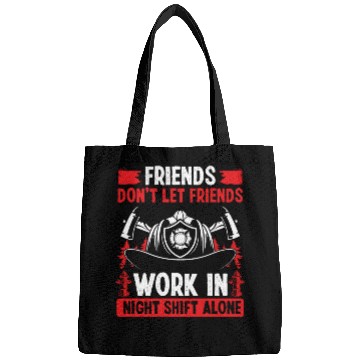 Discover Firefighter Funny Fire Hose Night Shift Fire Mask Bags