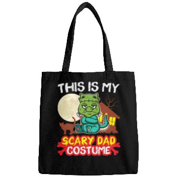 Discover This Is My Scary Dad Costume Funny Halloween Bags