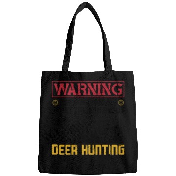 Discover Buck Deer Hunting Hunter Warning Bags