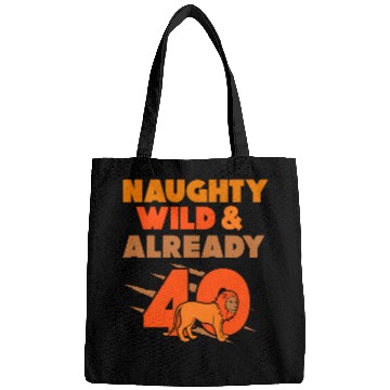 Discover Gift 40 years birthday Men lion Bags