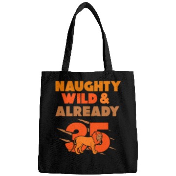 Discover Gift 35 years birthday Men lion Bags