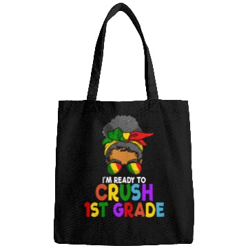 Discover Juneteenth Messy Bun I'm Ready To Crush 1st Grade Bags