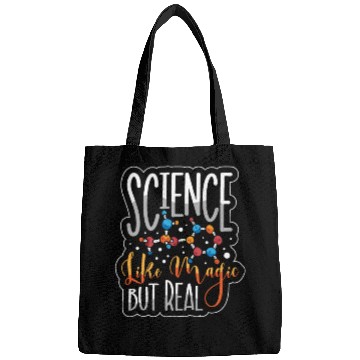 Discover Chemistry Science Physics Research Nerd Humor Bags