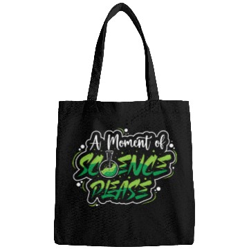 Discover Chemistry Science Physics Research Nerd Humor Bags