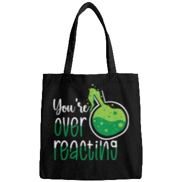 Discover Chemistry Science Physics Research Nerd Humor Bags