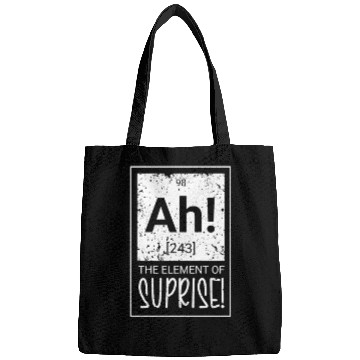 Discover Chemistry Science Physics Research Nerd Humor Bags