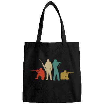 Discover Buck Deer Hunting Hunter Retro Bags