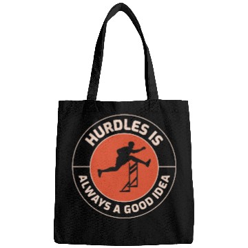 Discover Hurdles Hurdling Hurdler Running Runner Athletes Bags