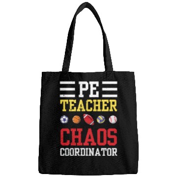 Discover PE Teacher Funny Chaos Coordinator Teaching Gift Bags