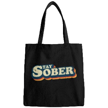 Discover Stay Sober Retro Vintage | Sobriety Bags