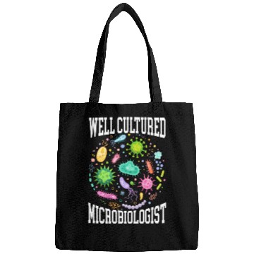 Discover Well Cultured Microbiologist Science Microbiology Bags