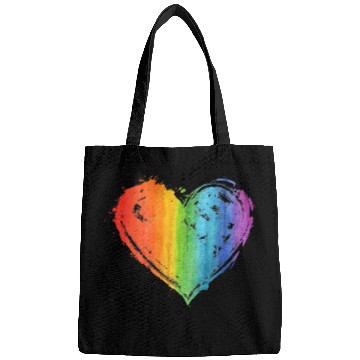 Discover LGBT Gay Lesbian Pride Month Heart Flag LGBT Bags