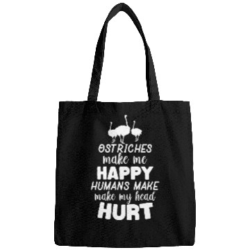 Discover Cute Ostriches Making Us Happy Bags