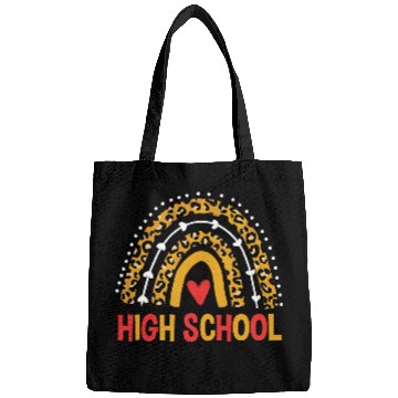 Discover Back To School Leopard High School Rainbow Bags