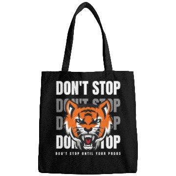 Discover Tiger Black White and Orange - Don t Stop Bags