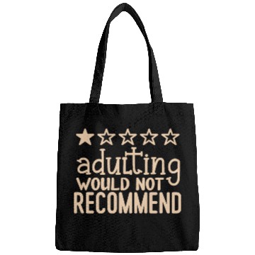 Discover Adulting would not recommend Bags
