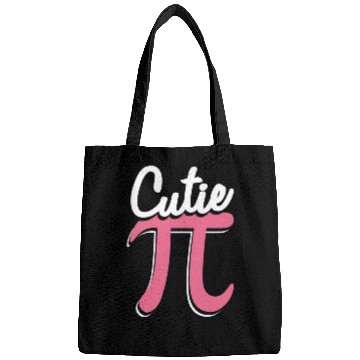 Discover Cutie Pi Funny Pi Day Math Geek Bags