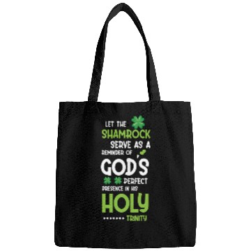 Discover Christian Saint Patricks Day Holy Trinity Shamrock Bags