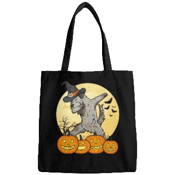 Discover Dabbing Irish Wolfhound Halloween Bags