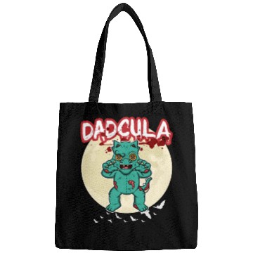 Discover Dadcula Dracula Vampire Dad Funny Halloween Party Bags