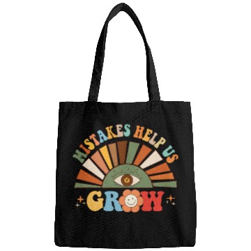 Discover Mistakes Help Us Grow Groovy Growth Mind Mindset Bags