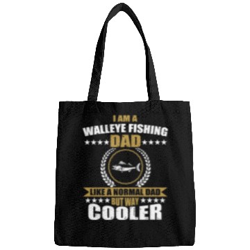 Discover Walleye Fishing Dad For Men Bags