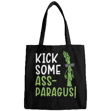 Discover Kick Some Ass-paragus Asparagus Vegetable Vegan Bags