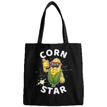 Discover Funny Corn Star Sunglasses Mustache big Postal Service Bags