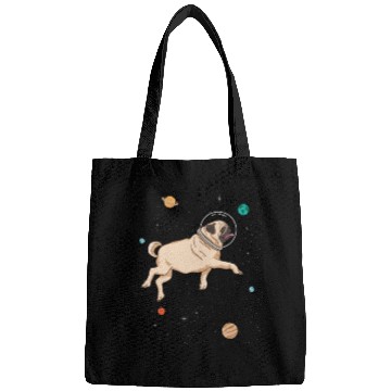 Discover Pug Astronaut For Pug Lover Bags