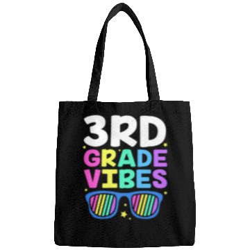 Discover 3rd Grade Vibes Back To School Third Grade Bags