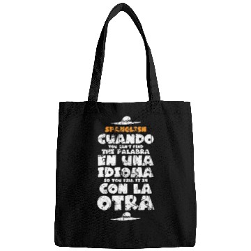 Discover Funny Spanish Teacher Gift Spanish Language Teache Bags