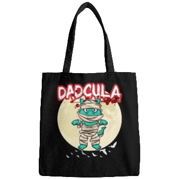Discover Dadcula Dracula Vampire Dad Funny Halloween Party Bags