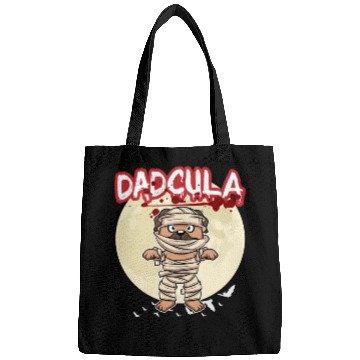 Discover Dadcula Dracula Vampire Dad Funny Halloween Party Bags