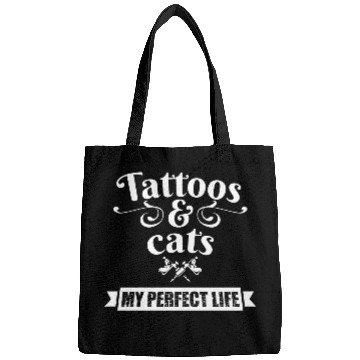 Discover Tattoos & Cats My Perfect Life Bags