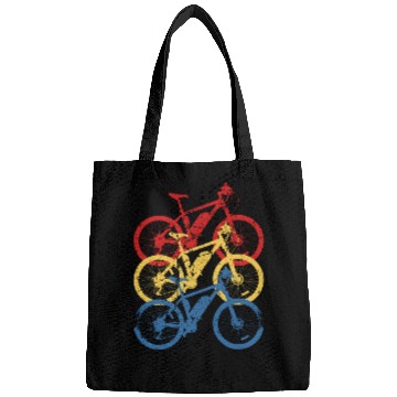 Discover Cyclist Funny Vintage Bicycle Cyclist Bags