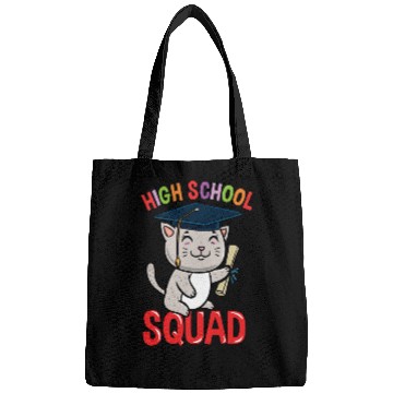 Discover High School Squad Cat Back To School Bags