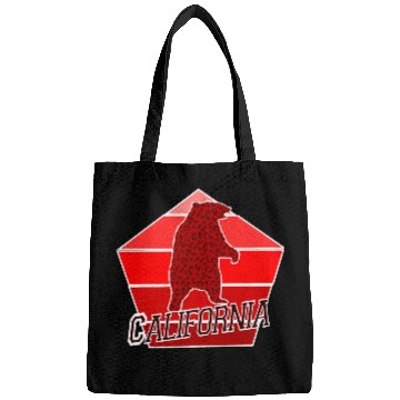 Discover California Bear Flag Bags