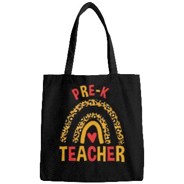 Discover Back To School Leopard Pre-K Teacher Rainbow Bags