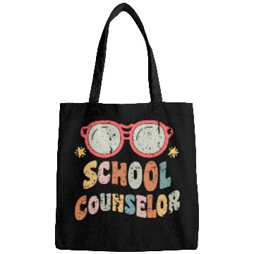 Discover School Counselor Groovy Retro Bags