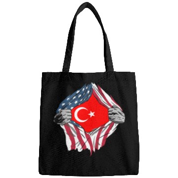 Discover USA Turkey friendship flags design Bags