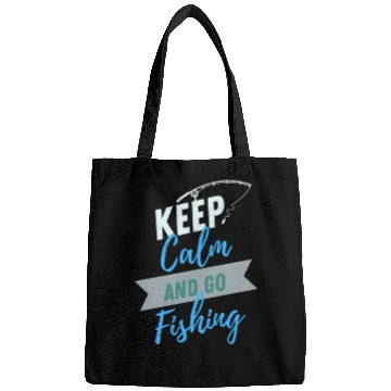 Discover Keep Calm Fishing Lifestyle and Hobbies Bags