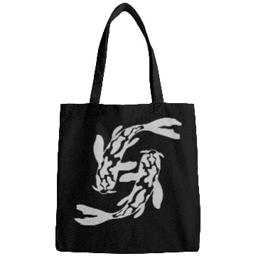 Discover design 2 koi fish Bags