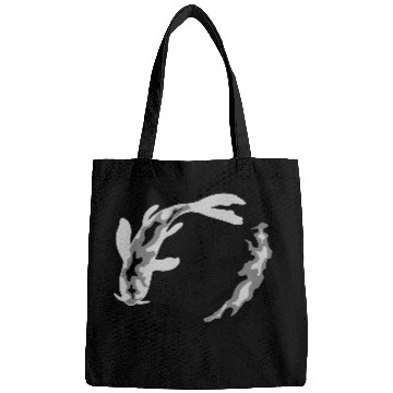 Discover circle design 2 koi Bags