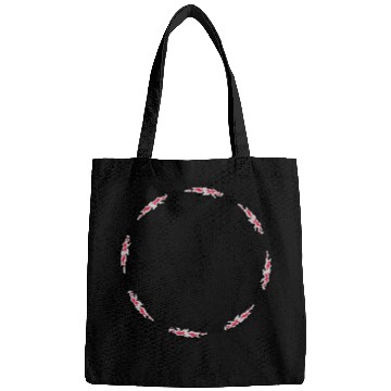 Discover circle koi fish nishikigoi Bags