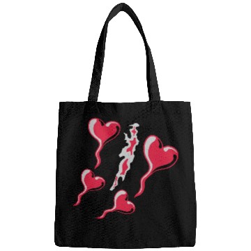Discover hearts koi fish nishikigoi Bags