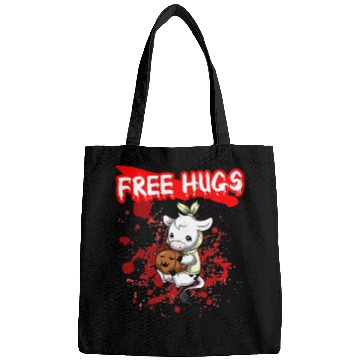 Discover Free Hugs Halloween Sarcasm Scary Creepy Costume Bags