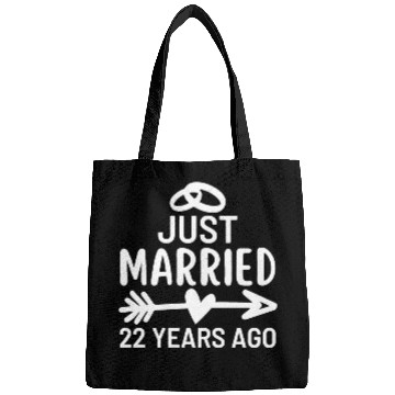 Discover Just Married 22 Years Ago Wedding Anniversary Bags